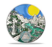 36 Year Sobriety Coin Gifts | River and Forest AA Coin - HA AA Chip Medallion with Serenity Prayer | Narcotics Alcoholics Anonymous Gifts for Anniversary Month & Year for Men & Women in Recovery