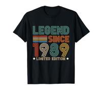 36 Years Old Legend Since 1989 36th Birthday Retro Cool T-Shirt