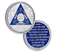 36 Years Sobriety Chips AA Coin Alcoholics Anonymous Medallion Sobriety Gifts for Men Women Recovery Chip Anniversary Token