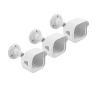 360° Adjustable Camera Mount with Wall Holder, ABS Outdoor Bracket Compatible with Blink Outdoor 4th Gen and 3rd Gen Security Cameras, Black and White 3-Pack