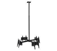 360° Adjustable Ceiling TV Mount Universal TV Wall Bracket for 32-65 Inch Sns Swiveling & Tilting Design Sturdy Four-Sided Support Easy Installat