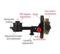 360 Adjustable Fine Tuning Bracket Level Adapter Plastic 360 Adjustable Backed by a or Refund Policy Designed for Long Lasting use with Proper Durability and consistent (B)