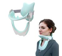 360°Adjustable Neck Brace for Neck Pain and Support, Cervical Neck Traction Device for Home Use, Neck Stretcher Neck Decompression Devices for Forward Head Posture Correction, Green