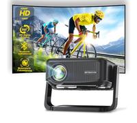 [360°Adjustable Stand] Mini Projector With WiFi And Bluetooth 500 ANSI, Electric Focus & Auto Keystone Correction, ONOAYO GivingYou AY3 Projector, 1080P Bluetooth Projector Home Cinema, (Black)