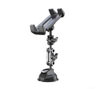 360° Adjustable Tablet Car Mounts Suction Cup Dashboard | ABS Construction, Secure Suction For Bumpy Road, Fits Dashboard & Windshield