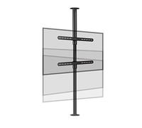 360° Adjustable TV Floor Stand - Rotating Bracket for Partition Walls Fits 32-75" LED Displays Supports Up to 110 lbs Size 200-295cm Perfect for Home & Office Use
