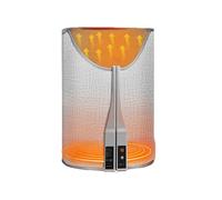 360° All-Around Heating Under The Desk Heater Features a Removable top Cover and Blanket Desk Leg Heater with Timer & Thermostat Space Foot Warmer for Office & Home,Universal-Withoutlid