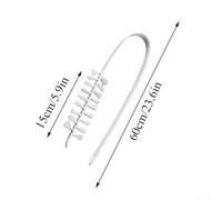 360 Bendable Washing Brush 57cm for Narrow Gaps | 57cm extra long reach, accesses deep narrow drum areas, removes hidden grime effectively