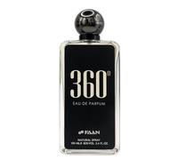 360° Black Eau De Parfum 100ml (3.4 oz) Deep Woody Amber Fragrance Warm Musky Scent Long Lasting Intense Cologne for Men & Unisex