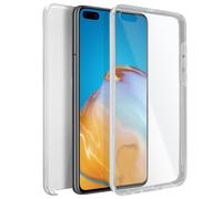 360° Case for Huawei P40 Flexible Front & Rigid Back - Transparent