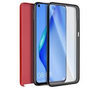 360° Case for Huawei P40 Lite Flexible Front & Rigid Back - Red