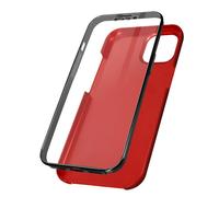 360° Case for iPhone 13 Pro Flexible Front & Rigid Back - Red
