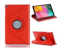 Lobwerk Case for Samsung Galaxy Tab A 10.1 SM-T510 10.1 Inch Protective Smart Cover 360° Rotation red red