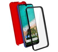 360° Case for Xiaomi Mi A3 Flexible Front & Rigid Back - Red