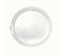 360 ° Central Axis Rotating Glass Window,Sliding Windows with Handle,Circular Opening Porthole,Modern Art Moon Window,Shed Windows for Home Living Room Bathroom Ventilation(White,80CM/31.5IN)