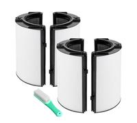 360° Combi Glass Efficient and Activated Carbon Filter Fit For Dyson TP07 HP07 TP10 HP10 TP06 HP06 TP04 HP04 PH01 PH02 PH03 PH04 TP09 HP09 Air Purifier, 2-in-1 Replacement Filter, 2 Pack