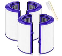360 Combi Glass HEPA + Carbon Air Purifier Filter Replacement for Dyson HP10 HP07 TP10 TP09 TP07 TP06 TP04 TP4A HP04 HP06 HP09 HP4B PH01 PH02 PH03 PH04 DP04 Pure Cool Hot Humidify Fan, 2 Pack, Blue