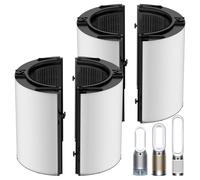360°Combi Glass Hep Carbon Filter Replacement for Dyson TP10 Air Puri-fier | Filter for Dyson TP10 HP10 TP09 HP09 TP7C TP07 TP4A TP11 PC1, 360° Combi H13 & Activated Carbon filter, Part # 965432-01