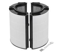 360° Combi Glass True H13 HEPA + Carbon Replacement Filter Compatible with Dyson TP10 HP10 HP09 TP09 HP07 TP07 TP06 HP06 HP04 TP04 PH04 PH03 PH02 PH01 DP04 HP4B PH3A TP7A TP7C TP4A TP4B, 2-in-1 Filter