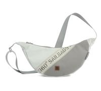 360° Crossbody Shoulder Bag Roop Moonbag White Grey Recycled Canvas