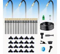 360° Curved Automatic Garden Irrigation Kit, Adjustable Bendable Nozzle Copper Sprayer for Efficient Lawn, Greenhouse, and Yard Watering