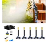 360° Curved Automatic Irrigation System for Garden & Greenhouse - Drip Watering for Flower Beds, Raised Beds, Terrace & Landscape Plants (10m)
