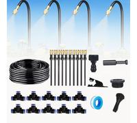 360 Curved Garden Automatic Irrigation System, Automatic Drip Irrigation Kits, Universal Spray Kit for Garden, Plant Watering System (32.8 FT)