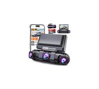 360° Dash Cam Front and Rear,4 Channel 2K Dash Cams for Cars,2K+1080P*3 Car Camera, Built-in Wi-Fi & APP, G-Sensor, 8 IR Lamps Night Vision, 64GB SD Card