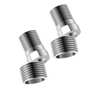 360 Degree Adjustable Angled Bents Base Stainless Steels Shower Tap Adapter Curved Feet for Kitchen and Bathroom Telescopic Curved Feet Universals Shower Arm Extension