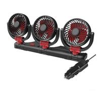 360 Degree Adjustable Car Fan for Efficient Cooling in Vehicles and Boats, USB/12V/24V Power Options (24V)