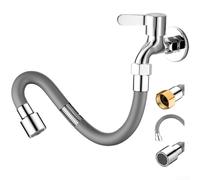 360 Degree Adjustable Faucet Extension Hose for Precise Water Direction in Kitchen and Bathroom Installations (A)