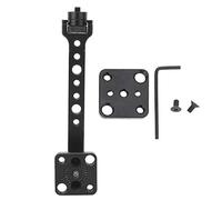 360 Degree Adjustable Monitor Expansion Bracket for Ronin S SC Stabilizer, Aluminum Alloy Monitor Mount Holder with Cold Shoe and 1/4 3/8 Screw Holes for 3