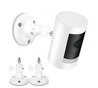 360 Degree Adjustable Mount for Stick Up Cam/Indoor Cam/Battery Cam,TIUIHU Stable Outdoor Ceiling Bracket Mounting Kit for Plug-in HD Security Camera (White)