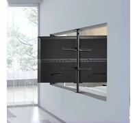 360-Degree Adjustable TV Stand Rotating Floor Mount for LCD Screens Wall Divider Bracket Ceiling Support with Tilt Fits 60-85cm TVs Sturdy & Versatile Design.