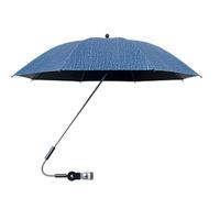 360 Degree Adjustable Waterproof Canopy for Sun Protection on Strollers | Stroller Umbrella | Baby Stroller Umbrella Parasol | Umbrella Handle for pram | Extra Large uv Protection Sun Umbrella | Clip