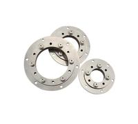 360 Degree Arbitrary Stop Rotation Disc with Large Wire Hole Adjustable Damping Rotating Shaft Hinge 1Pcs(7.0N.m 75mm)