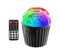 360 Degree Automatic Rotating Disco Light Crystal Ball Design Easily Setup Small Disco Light Suitable for Dance Floors Atmosphere Lamp
