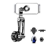 360 Degree Ball Mount Extension - Aluminum Phone Adapter, Adjustable Extension Rod | Versatile Air Outlet Phone Holder Accessory Car de la orie
