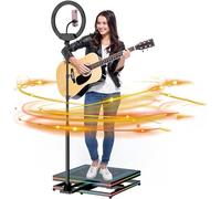 360 Degree Camera for Party, Free Custom Logo, Automatic Slow Motion 360 Degree Rotating Selfie Platform for Party, Wedding, Live Broadcast (100cm)