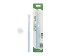 360 Degree Dog Toothbrush for Small to Large, Blue Circular | Brush Head with Teeth Cleaning Tool for Dog Cats, Soft Bristle Training Toothbrush, Teeth Health Grooming Product