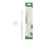 360 Degree Dog Toothbrush for Small to Large, White Hexagon | Brush Head with Teeth Cleaning Tool for Dog Cats, Soft Bristle Training Toothbrush, Teeth Health Grooming Product