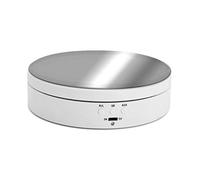 360 Degree Electric Rotating Turntable, Rotating Display Stand, Automatic Revolving Platform Perfect for 360 Degree Images, Product Display or Cake Display