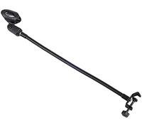 360 Degree Flexible Gooseneck Microphone Stand With Clip, Adjustable Desk Mic Boom Arm Stand, Black