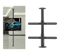 360 Degree Lcd Tv Frame Floor Stand, Swivel Partition Wall Bracket Straight Axis Sky And Earth Rod Support Frame, Adjustable Tilt Tv Ceiling Mount,170,205cm