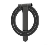 360 Degree Magnetic Phone Holder Rotating Mount for Video Recording & Live Streaming - Compact Tripod Adapter 71mm(gray)