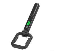 360 Degree Metal Detector with Foldable Design Featuring LCD Display for Distance Monitoring and Multi-Mode Alerts Including Sound and Vibration