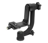 360 Degree Panoramic Gimbal Tripod Head,Tripod Panoramic Gimbal Pan Head Ball Mount,Quick Release Plate Locking Knob,Bubble Level,Ergonomic Adjustment Knobs,FOR Telephoto Cameras,DSLR Cameras