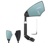 360 Degree Pivot Bike Mirror For Handlebar Left Or Right Positioning Designed For Scooter And Standard Bicycles 20mm To 23mm(only Right)