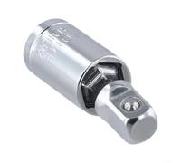 360 Degree Ratchet Angle Extension Bar Socket Adapter 1/4 3/8 1/2 Inch Chrome Vanadium Steel for impact Grade Tool for Drill Wrench Auto Repair(3-8)