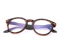 360 Degree Ring Focus Lens Progressive Multifocal Readng Glasses for Men Women Blue Light Blocking Eyeglasses Spring Hinge Readers Lightweight Anti Glare Presbyopic Eyeglasses No Blind Zone Eyewear